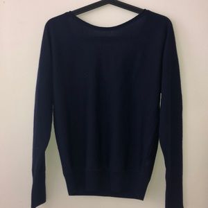 JCrew Low back sweater shirt